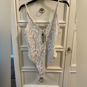 Woman’s one piece swimsuit